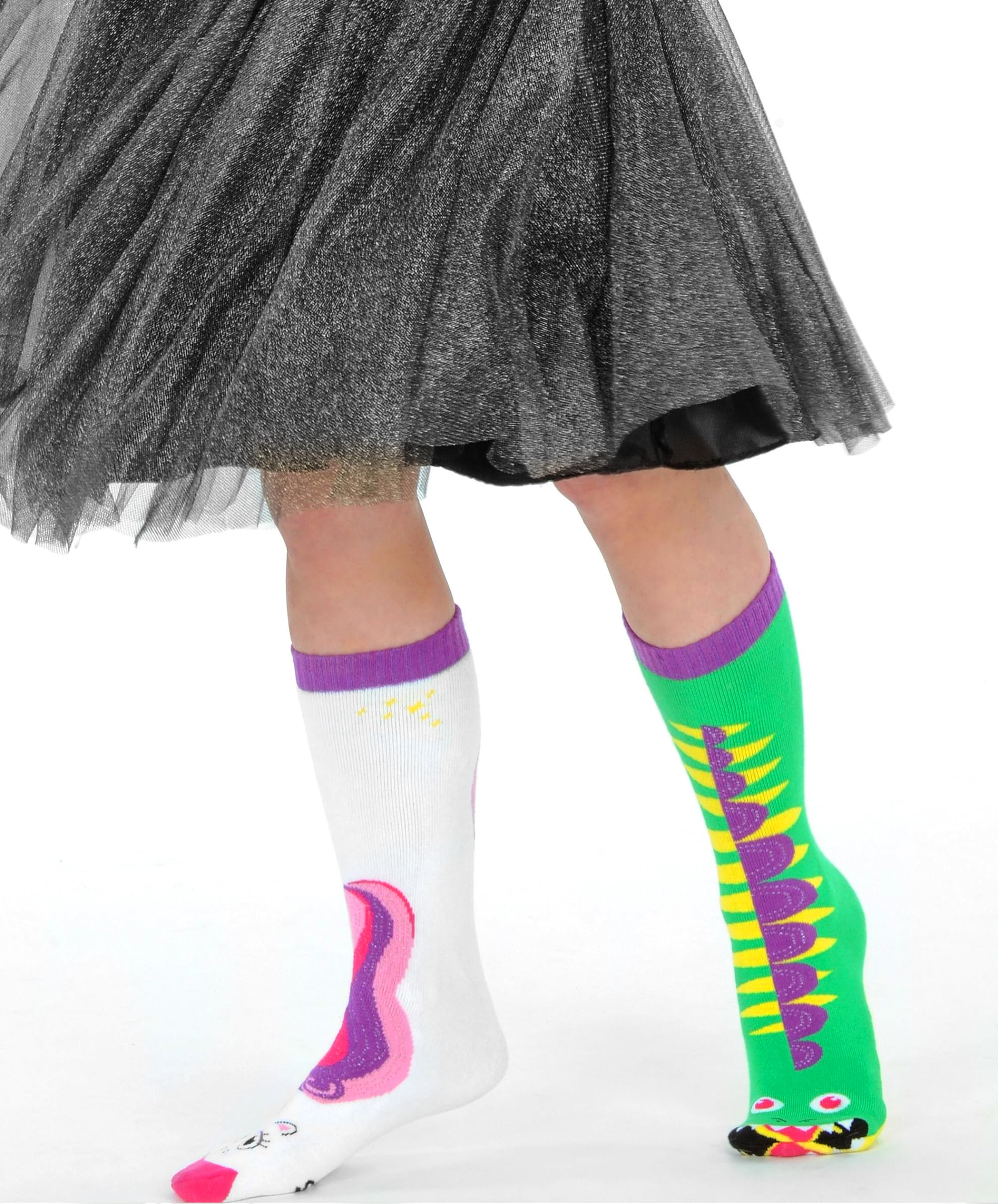Funky Mismatched Animal Socks for Men & Women - Crazy Cool Outdoor Design, Durable & Cozy Cotton Pairs - Perfect for Hiking, Gifts & Everyday Wear