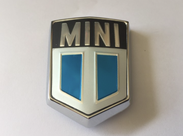 Mini Front Bonnet Badge - Small Car Hood Emblem for BMW, Mercedes, Audi - Customizable Auto Accessory for Personalization & Style Upgrade (Perfect for Car Enthusiasts & DIY Modifications)
