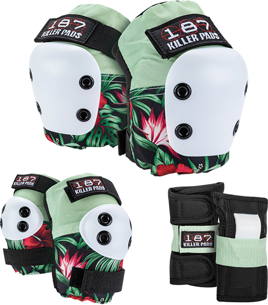 187 6-Pack Junior Hibiscus Pad Set for Girls - Soft & Absorbent Menstrual Pads for Teens, Light Flow Protection - Perfect for School, Sports & Sleepovers