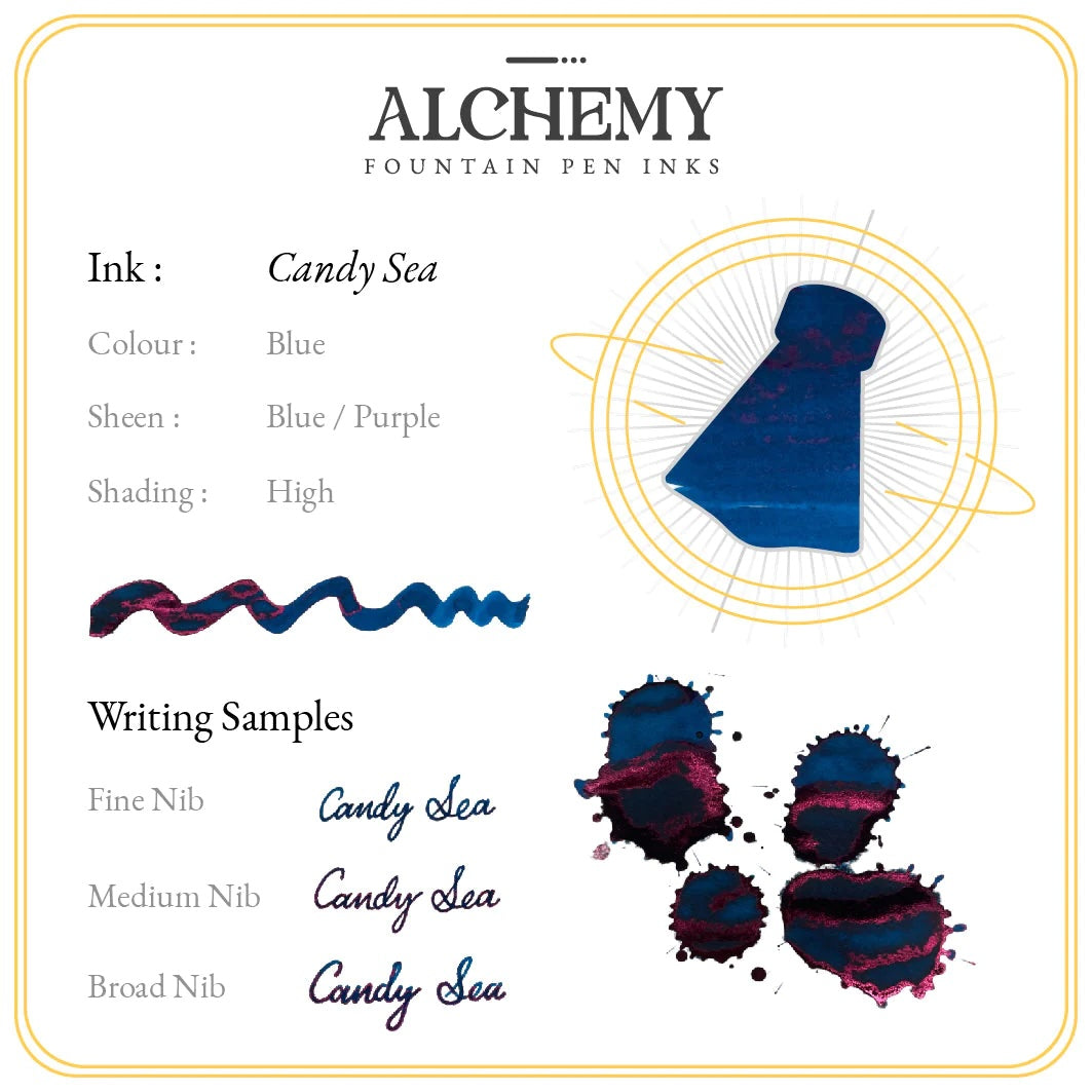 Premium Endless Alchemy Fountain Pen Ink - 45ml Bottle, Smooth Writing for Calligraphy & Journaling - Perfect for Artists, Writers & Pen Enthusiasts