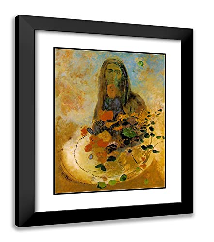 Black Modern Wood Frame with Double Matting