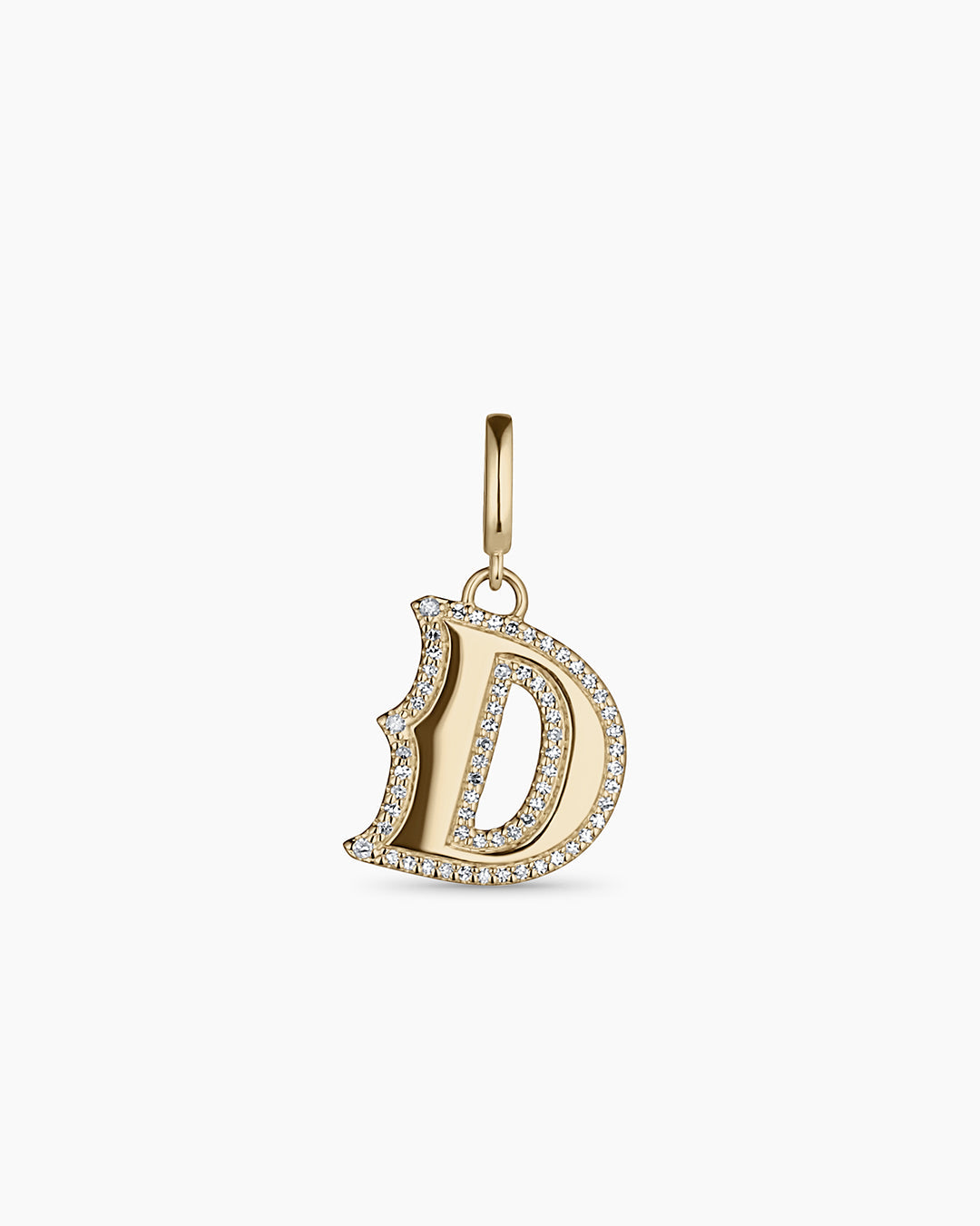 Diamond Era Alphabet Charm Pendant - A-Z Initial Letter Necklace for Women, Personalized Jewelry Gift for Her - Perfect for Birthdays, Anniversaries, and Special Occasions