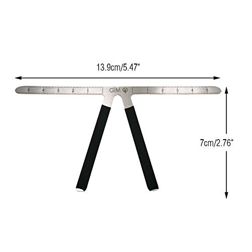 Professional Brow Mapping Ruler Kit - Precise Eyebrow Shaping Tool for Perfect Symmetry - 1 Count - Ideal for Salon, Spa & Home Eyebrow Grooming