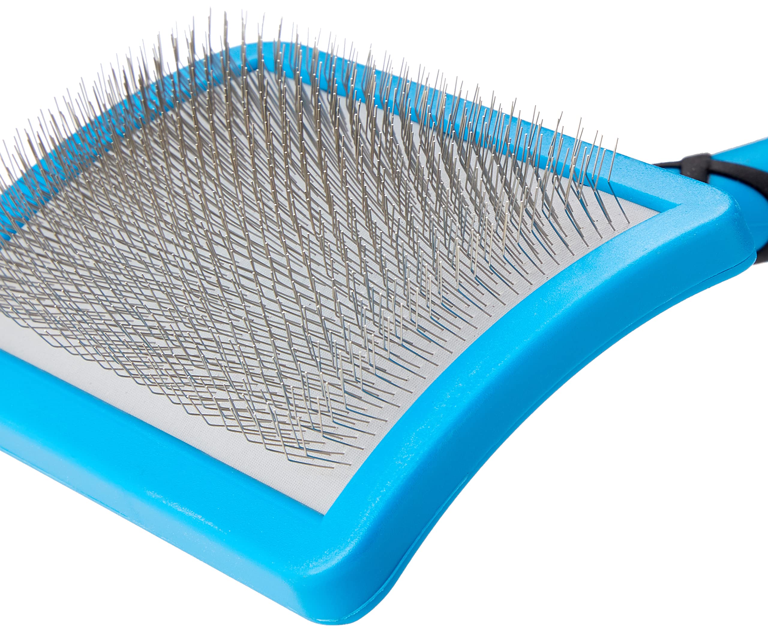 Professional Curved Dog Brush - Dematting & Grooming for Soft Coats - Perfect for Daily Use at Home