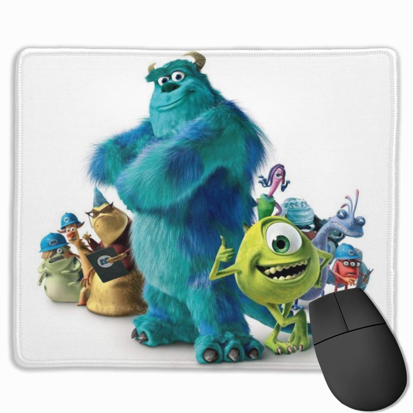 Anime Monsters Inc Waterproof Gaming Mouse Pad - Non-Slip Rubber Base Desk Mat for Computer, Laptop, PC - Office & Home Accessories for Work, Gaming, and Daily Use