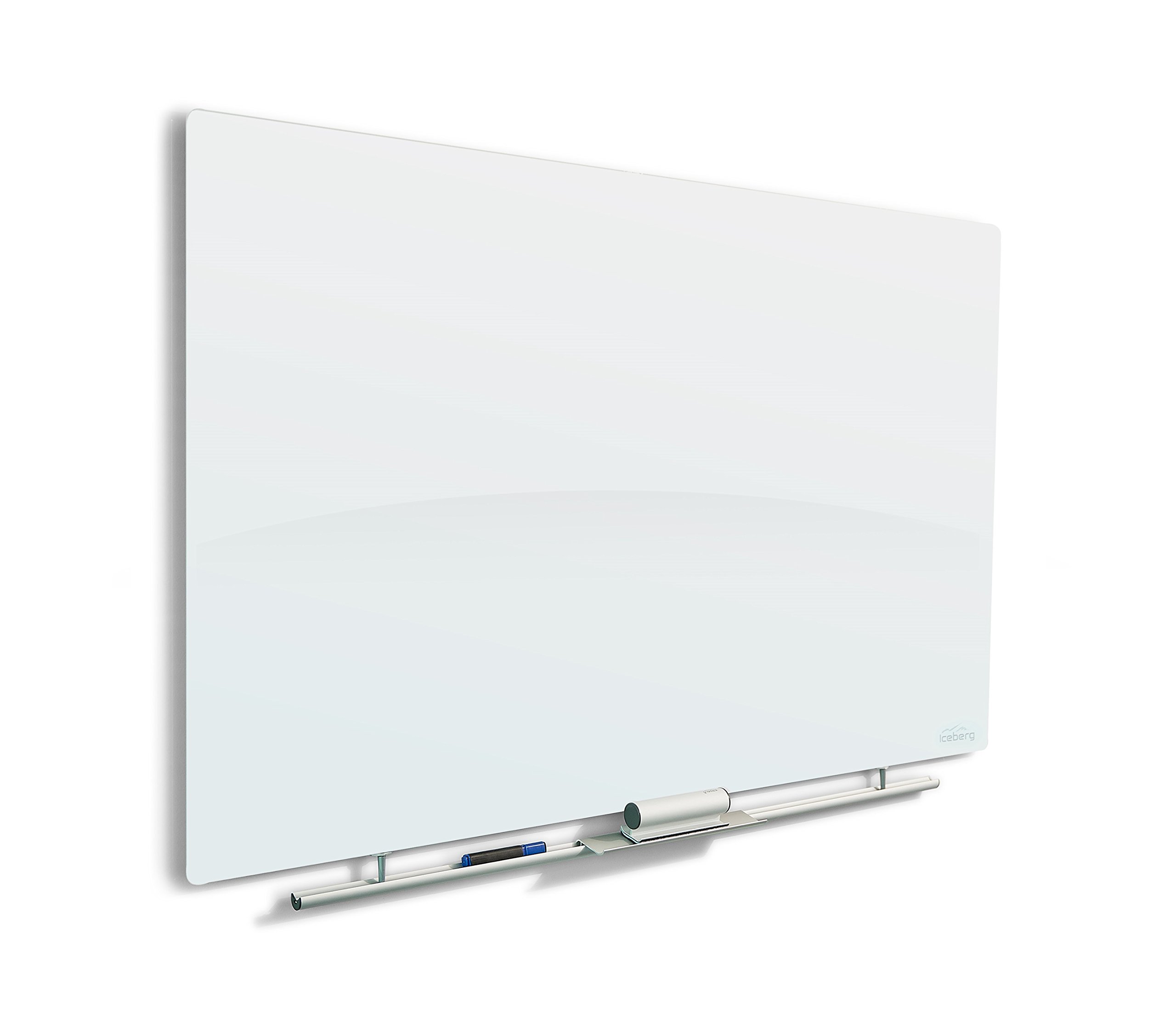 Iceberg Clarity Glass Magnetic Whiteboard - 30