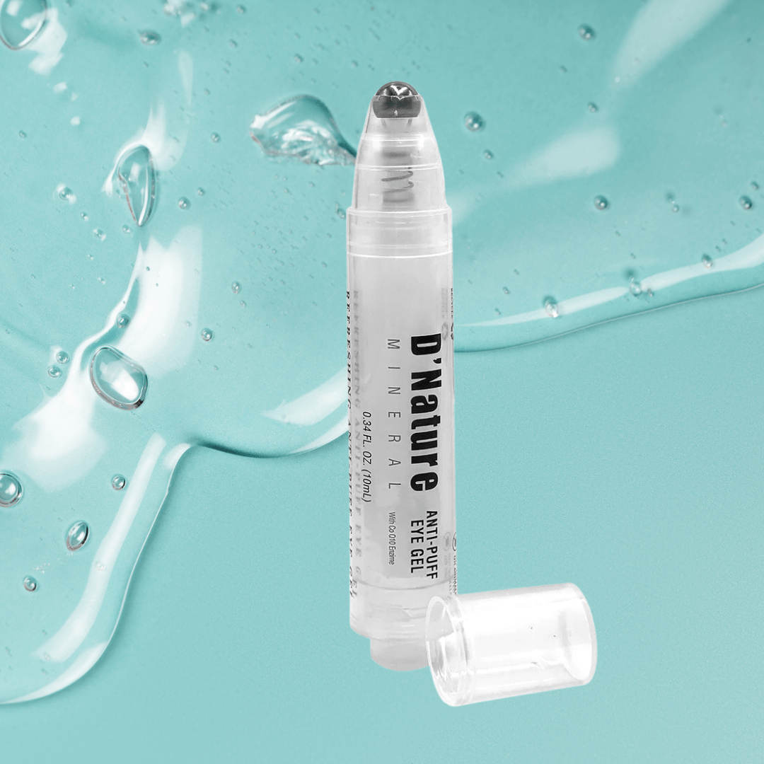 Best Anti Puff Eye Gel for Dark Circles & Bags - Cooling Under Eye Treatment for Puffy Eyes - Perfect for Morning Routine & Travel Skincare