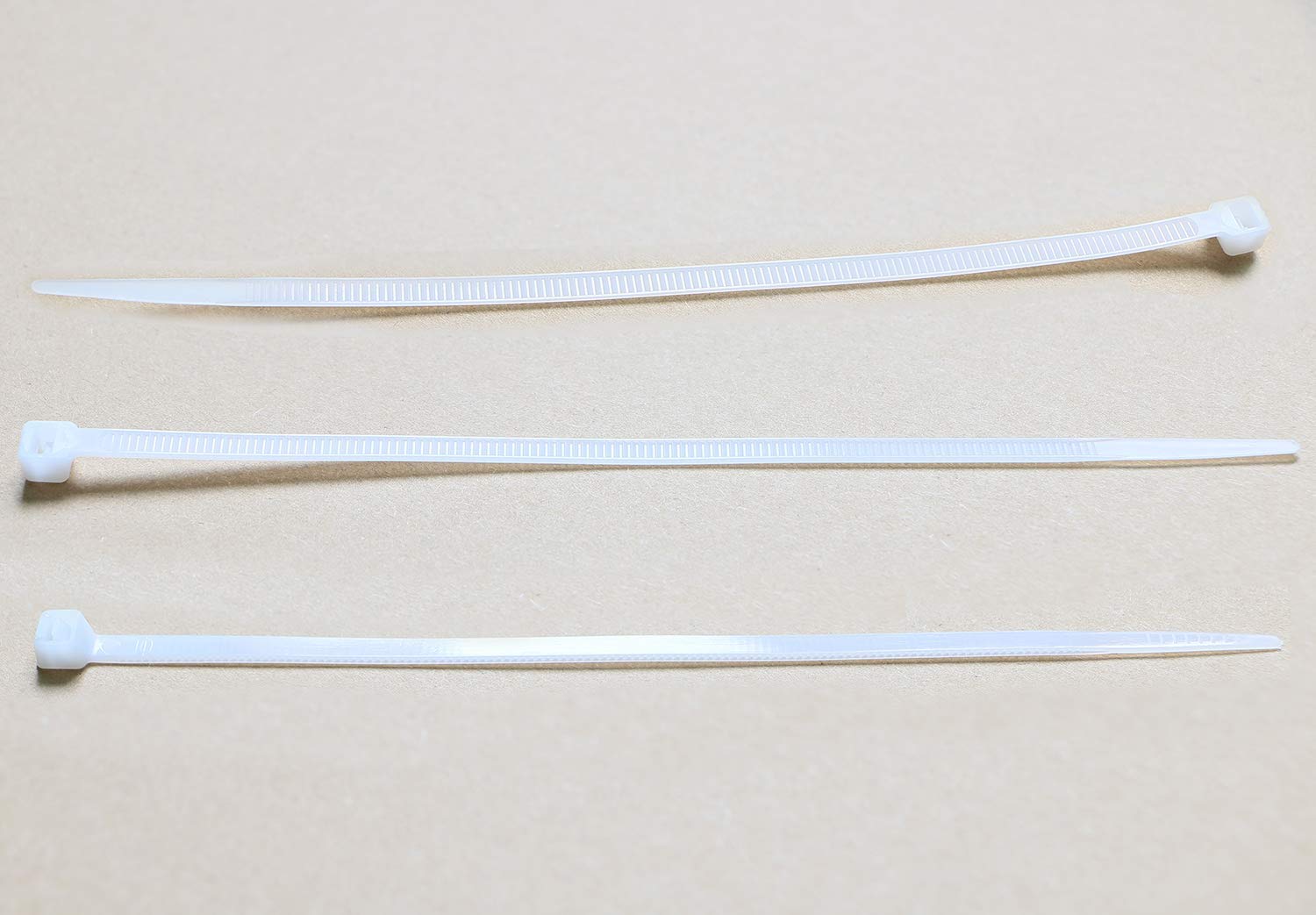 Pasow 25-Pack Heavy Duty Nylon Cable Ties - 30 Inch White Self-Locking Zip Ties for Organizing Wires, Securing Cables & DIY Projects - Strong Plastic Wrap Ties for Home, Office & Industrial Use