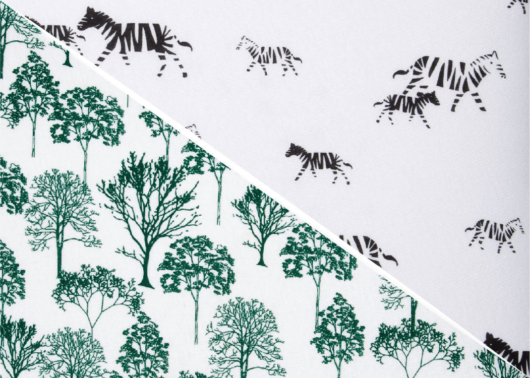 Modern Safari Fitted Crib Sheets 2 Pack - Soft Baby Crib Bedding Set for Nursery, Jungle Theme - Perfect for Newborns, Infants & Toddlers - Ideal for Daycare, Home Nursery & Travel