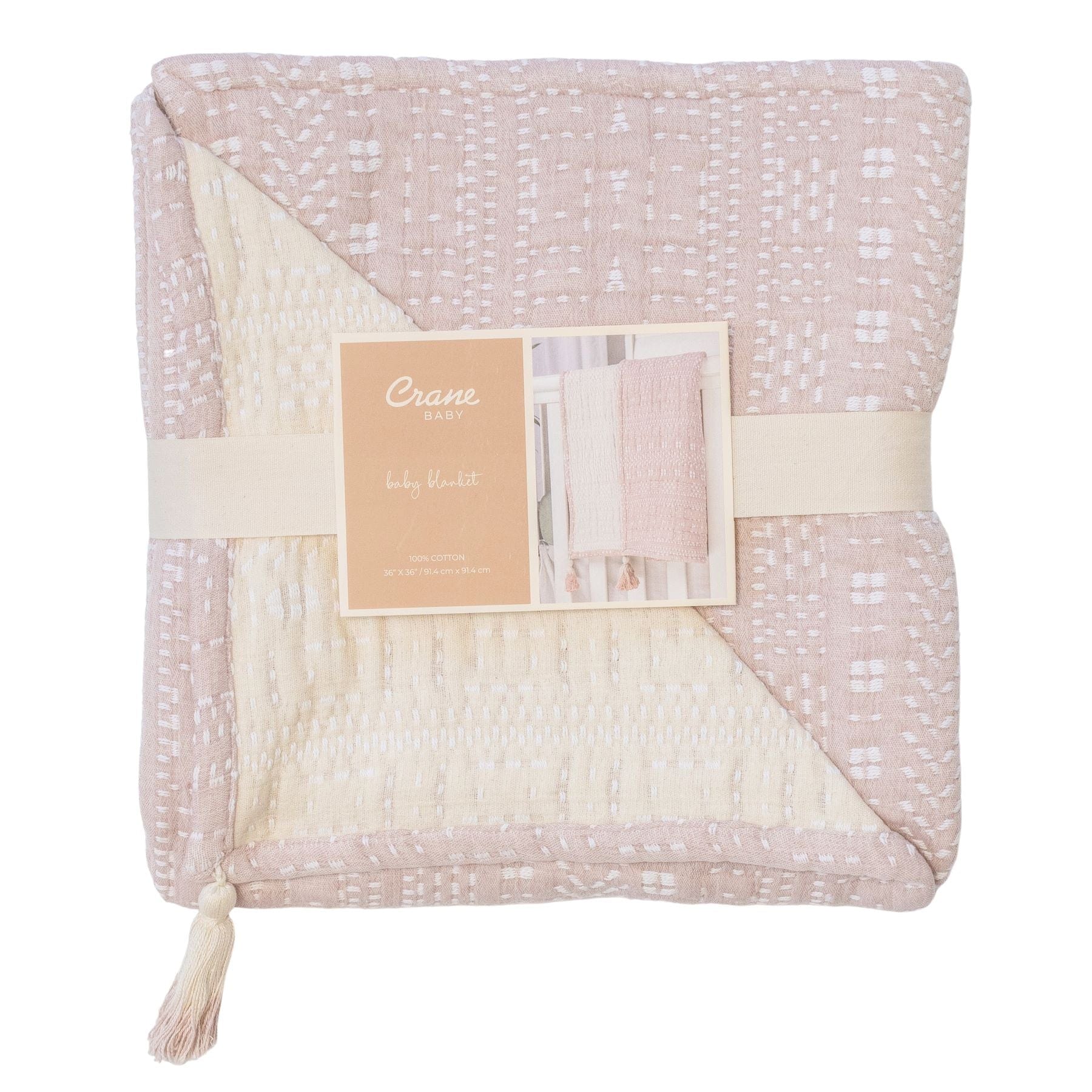 Luxury Jacquard Blanket - Soft & Warm Crane Design Throw - Perfect for Bed, Sofa & Gift Giving