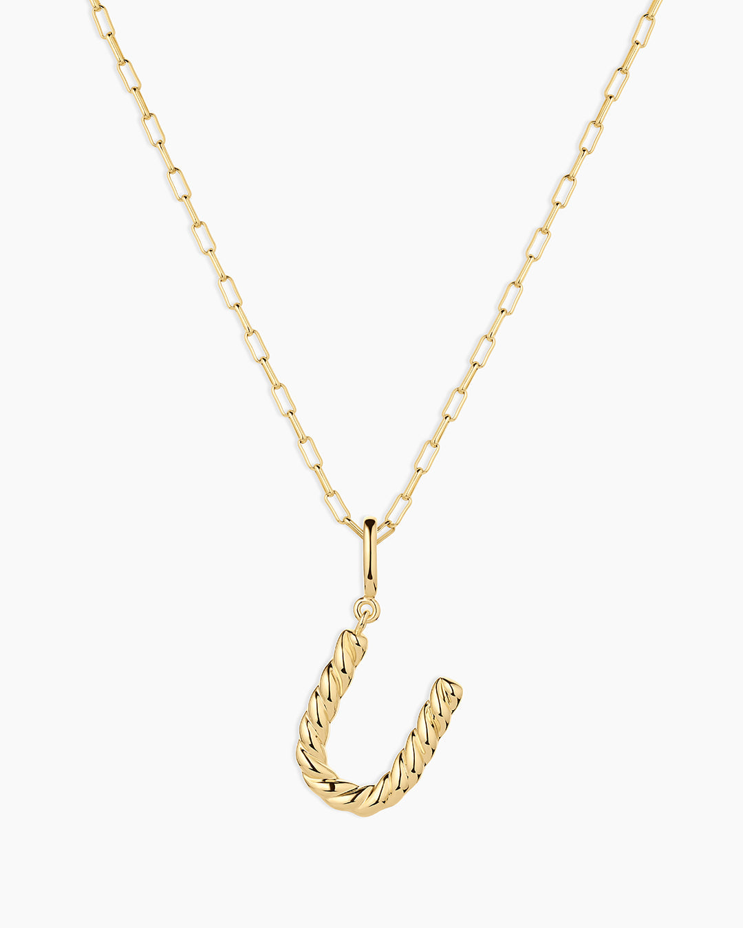 Alphabet Charm Necklace for Women - Personalized Initial Letter Pendant Jewelry for Gifts, Crew Statement Necklace for Everyday Wear & Layering