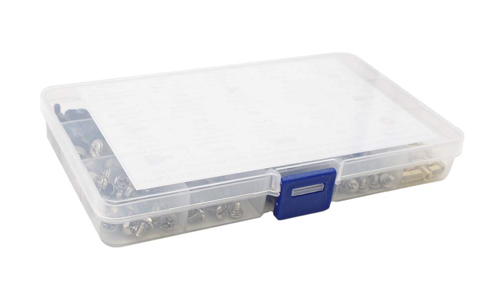 15-Piece PC Screw & Standoff Assortment Kit - Motherboard, Hard Drive, Fan & GPU Mounting Hardware | Computer Case Repair & DIY Build Accessories