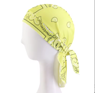Stylish Biker Durag with Paisley Bandana Design - Comfortable & Breathable for Motorcycle Riders - Perfect for Cycling, Workouts, and Urban Fashion