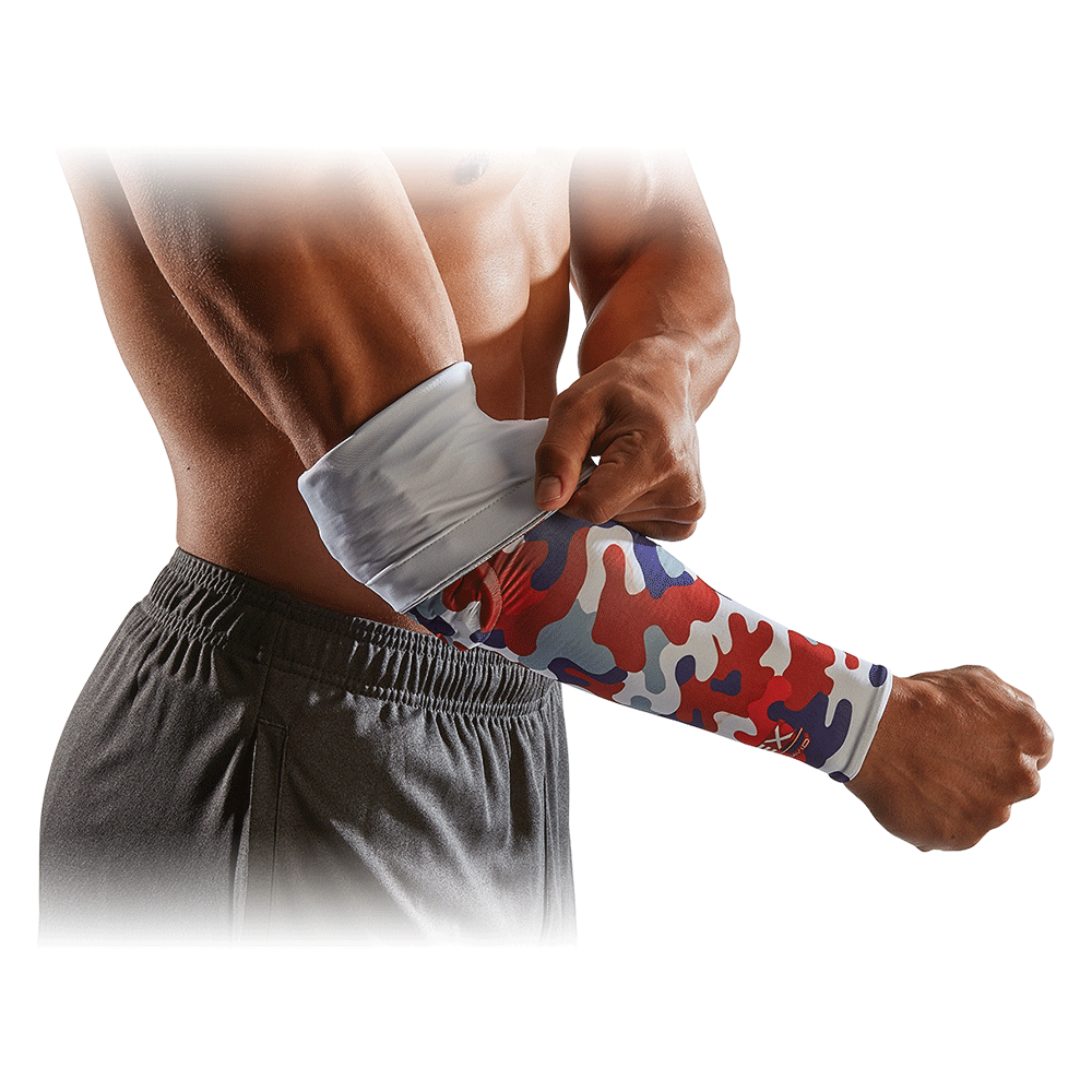 HEX® Reversible Basketball Arm Sleeve - Single Arm Compression Sleeve for Shooting & Sports Performance - Perfect for Basketball, Training & Outdoor Activities