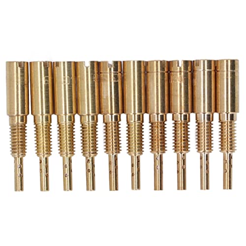 High Strength Mikuni Pilot Slow Jets Kit (10pcs) - Durable & Easy Installation for HS40/HSR42 Carburetors | Perfect for Motorcycle & ATV Performance Tuning