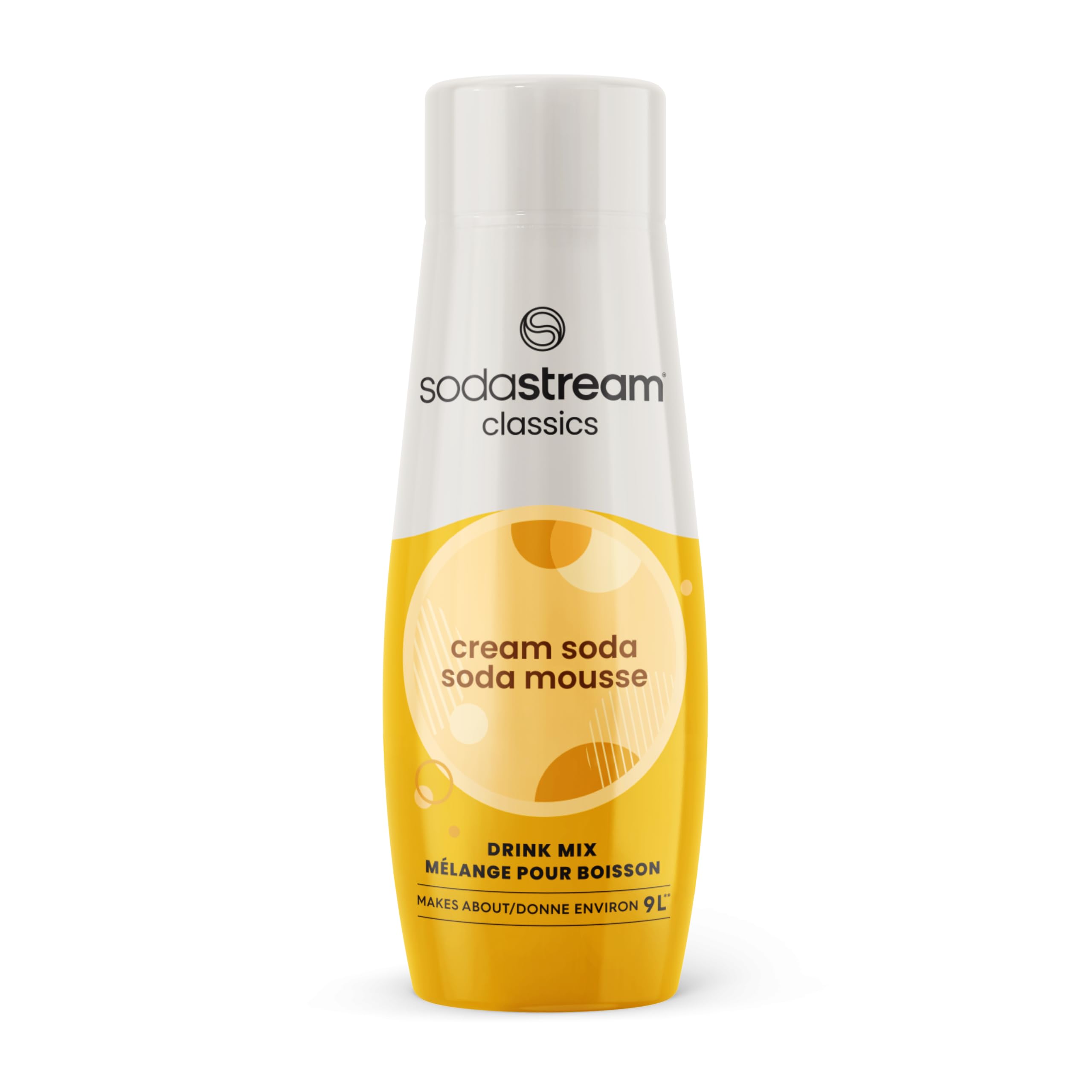 SodaStream Cream Soda Syrup - 14.8 Fl Oz (440ml) Refill Bottle for Sparkling Water Maker - Perfect for Homemade Carbonated Drinks, Parties & Family Gatherings