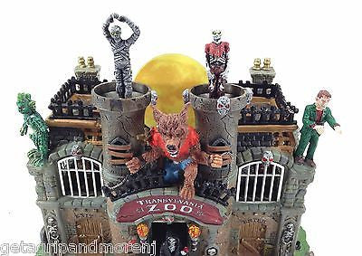 Lemax Spooky Town Halloween Village Set - Transylvania Zoo Monsters Costume & Decorations for Halloween Party, Home Display & Collectibles
