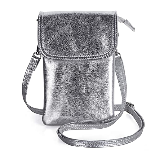 Metallic Sliver【genuine Leather + Key Ring】