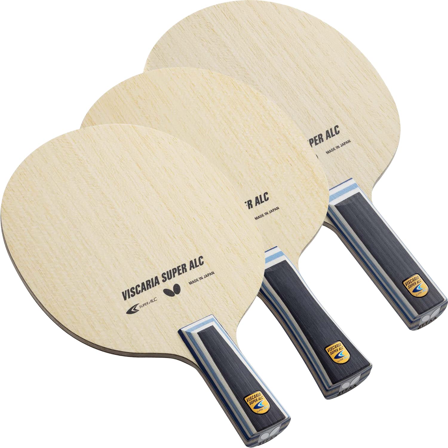 Butterfly Viscaria Super ALC Table Tennis Racket - Professional Carbon Fiber Blade for Competitive Play - Chinese Penhold & Shakehand Grip Styles - Perfect for Tournament Training & Advanced Players