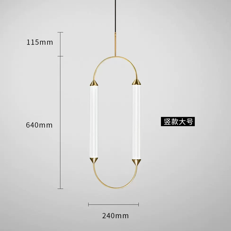 Minimalist Modern Pendant Light Fixture - Sleek Rodio Design for Kitchen Island, Dining Room & Bedroom Lighting Decor