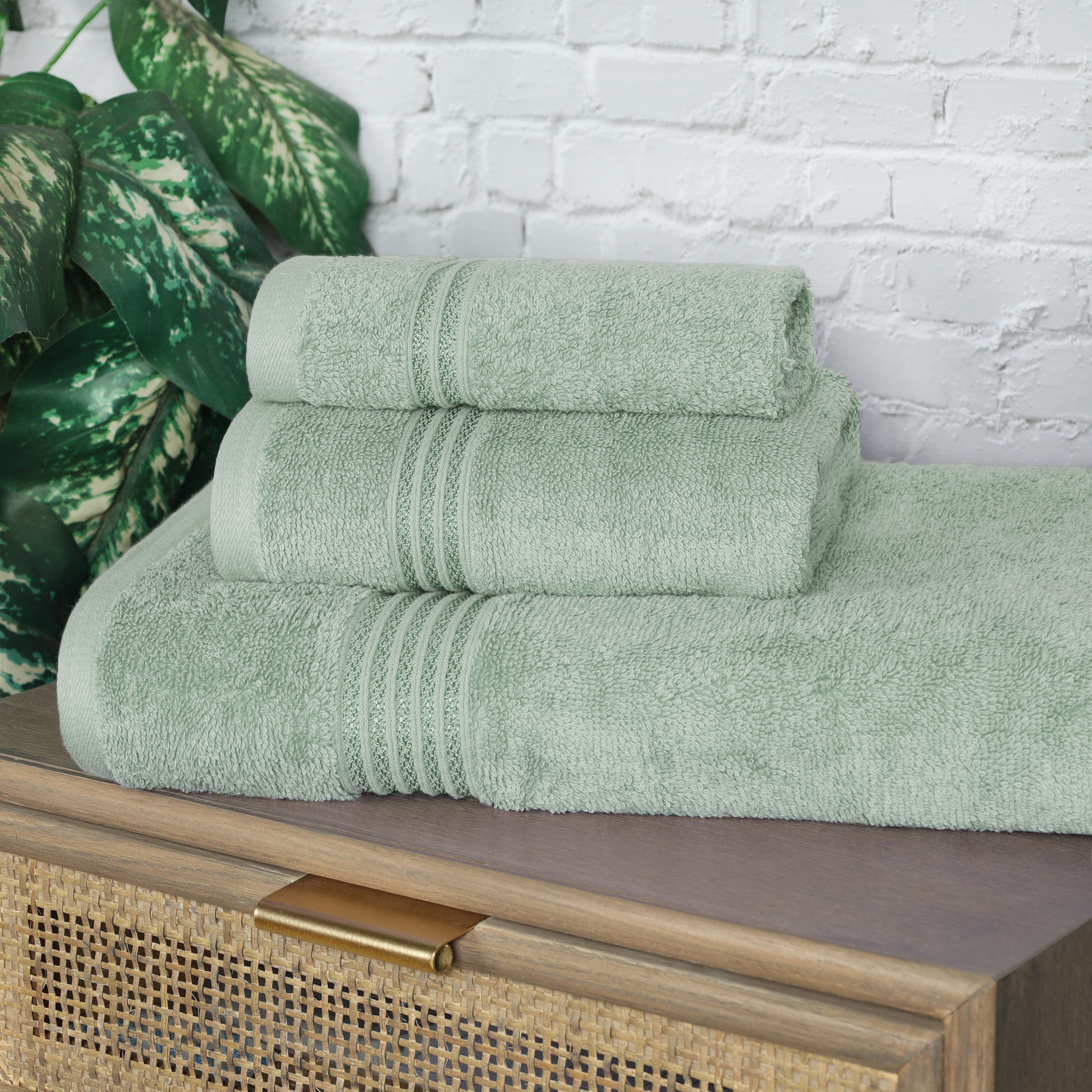 Premium Egyptian Cotton 3-Piece Towel Set - Ultra Soft, Highly Absorbent Bath Towels for Spa, Bathroom & Luxury Home Use