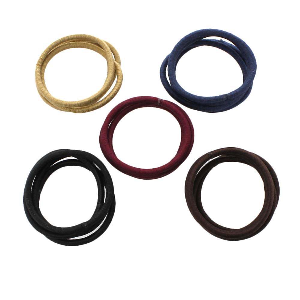 Professional Grade My Lello Hair Elastics & Ponytail Holders - 1000 Pack Metallic Silver Hair Ties for Women | Perfect for Gym, Work, School & Everyday Use