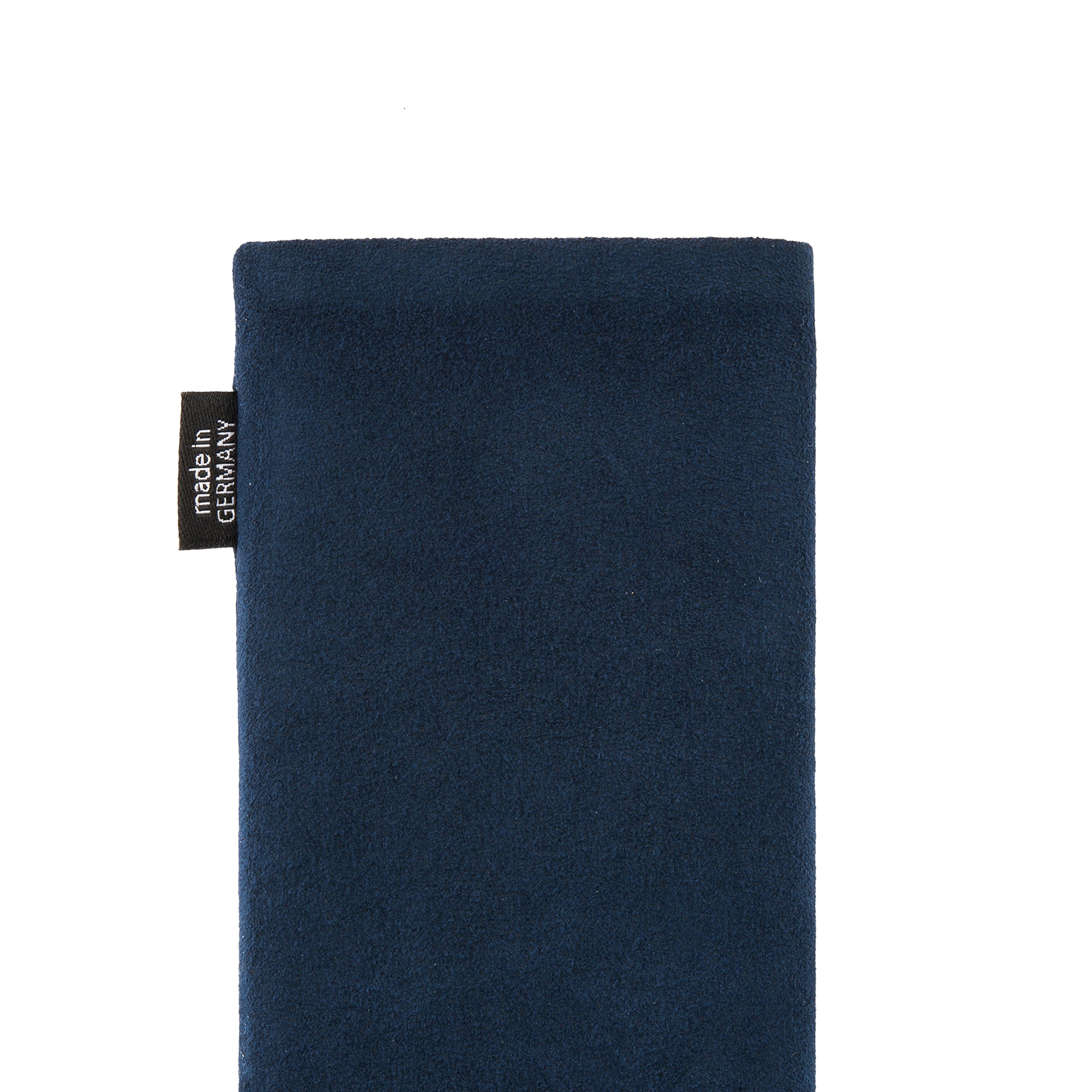 Premium Custom Tailored Blue Sleeve Case for OnePlus 7 Pro & 7T Pro | German-Made Genuine Alcantara Cover with Microfiber Lining | Perfect for Screen Cleaning & Daily Protection | Ideal for Work, Travel & Commuting