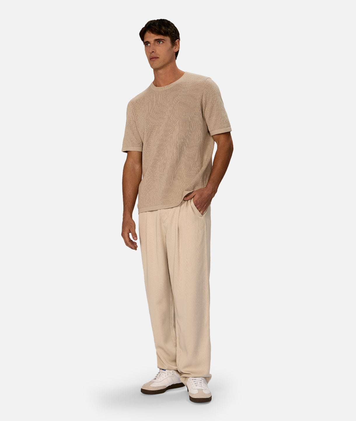 The Serrano Tee - Soft & Stylish Men's T-Shirt in Mushroom Color | Perfect for Casual Wear, Street Style & Everyday Comfort