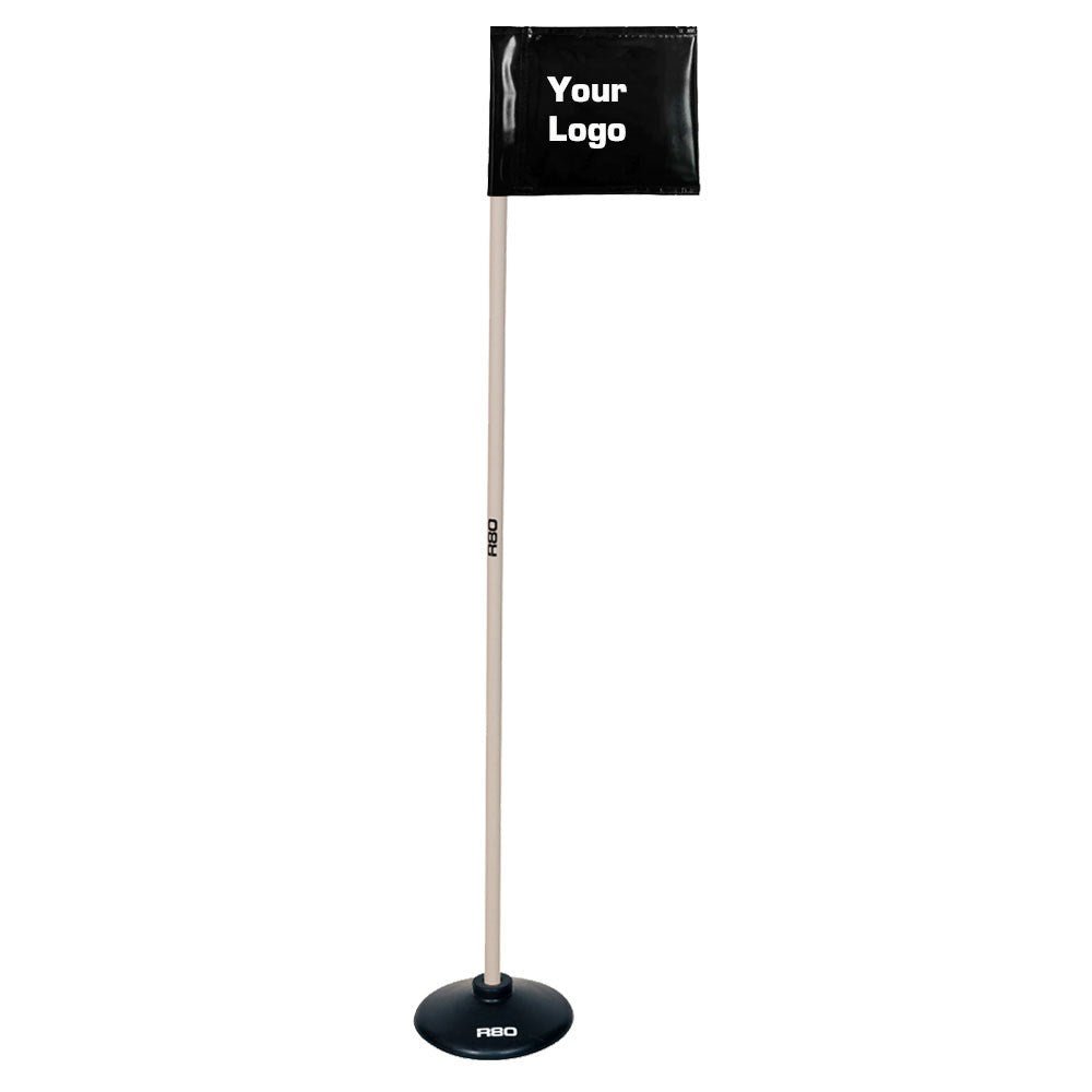 Custom Printed Indoor Artificial Surface Flag with Rigid Pole - Perfect for Home Decor, Office Display & Sports Events
