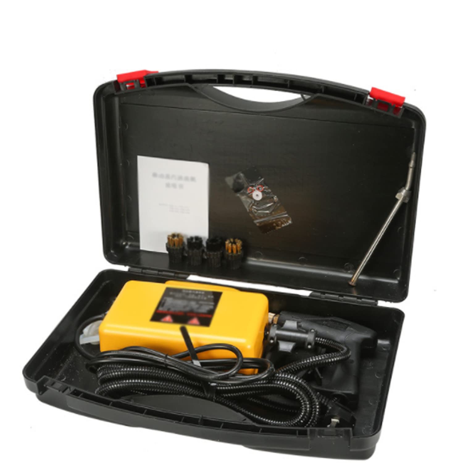 WZFANJIJ High Pressure Steam Cleaner - Handheld Portable Steam Cleaning Machine with Auto Pump, 110V for Kitchen, Bathroom, Furniture & Car Detailing | Perfect for Deep Cleaning Stubborn Stains & Sanitizing Surfaces