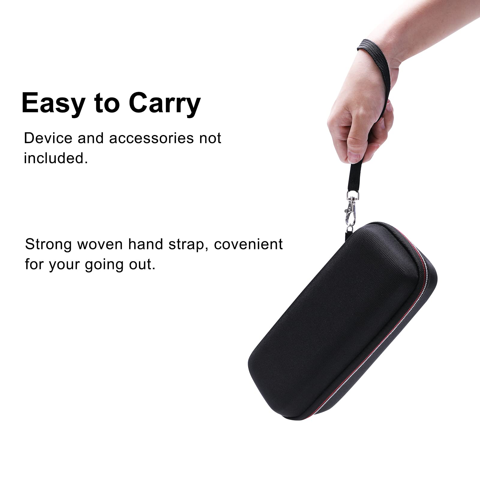XANAD Travel Case for Sonos Roam 2/1 & JBL Flip 4 Portable Speaker - Waterproof Protective Storage Bag with Pouch | Perfect for Outdoor Adventures, Travel & Daily Commute