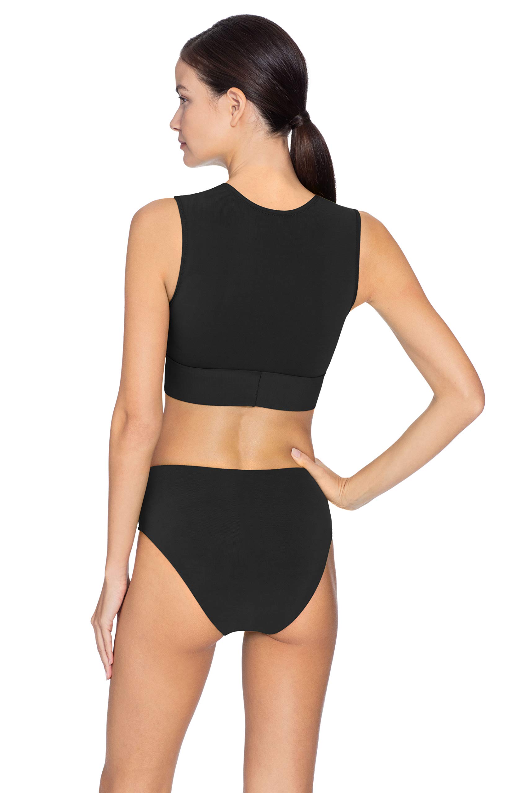 Robin Piccone Women's Ava Tank Bikini Top - Stylish Swimwear for Beach, Pool & Summer Vacations | Comfortable & Fashionable Bikini Top for Women