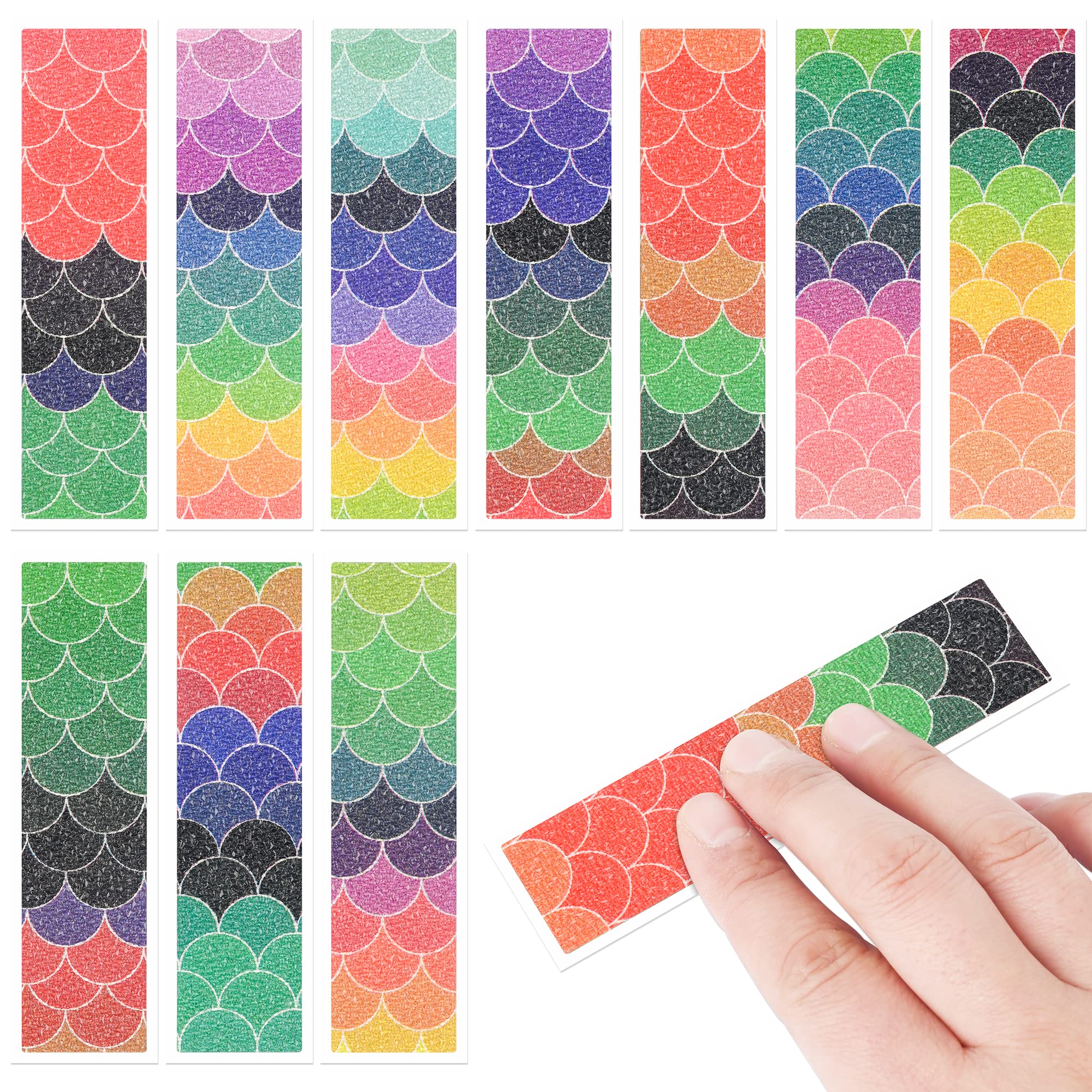 10 Pack Anxiety Relief Sensory Stickers - Textured Calming Strips for Stress & Anxiety, Tactile Sensory Adhesives for Kids & Adults - Perfect for Fidgeting, Focus, and Classroom/Office Use