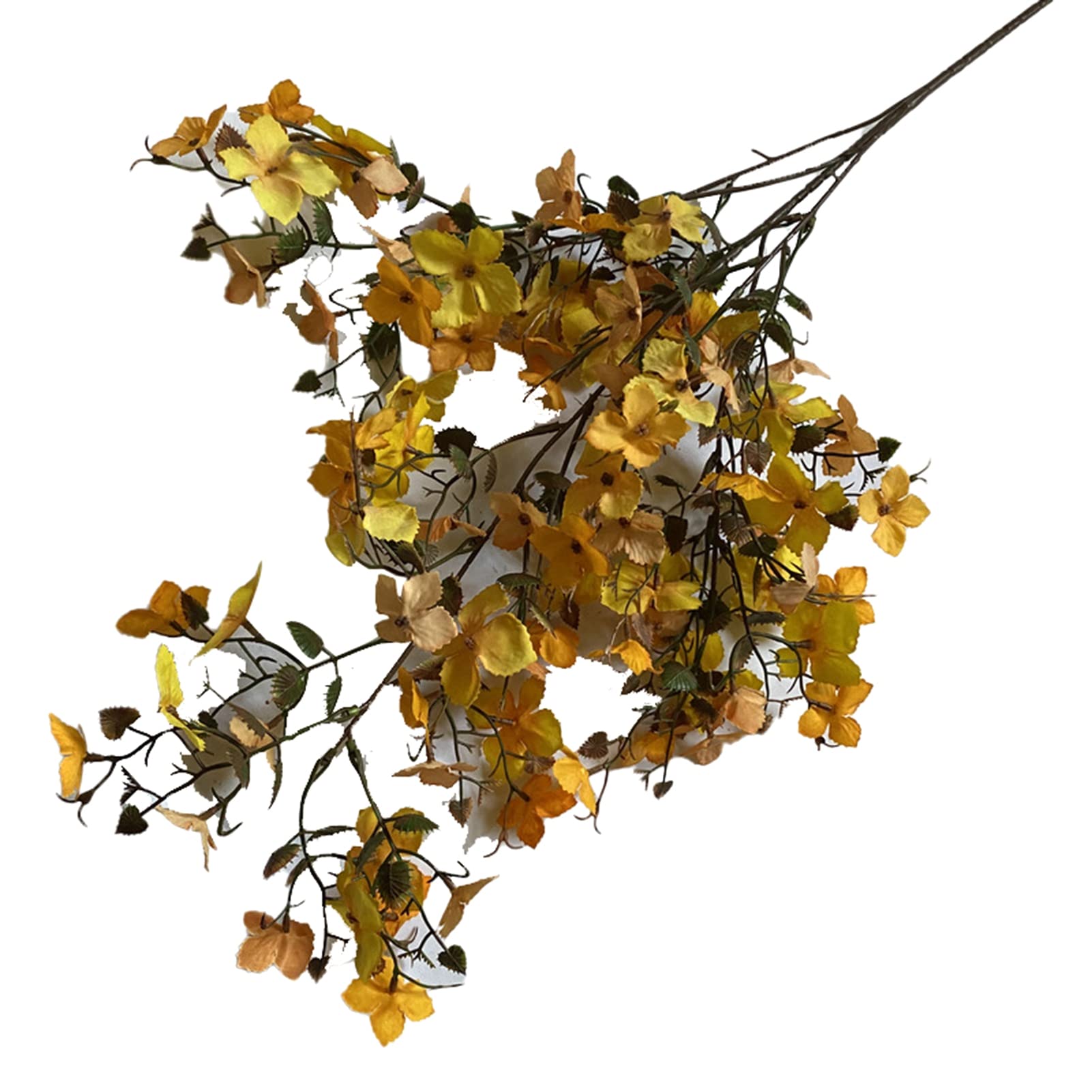 Kasituny 1-Piece DIY Artificial Leaf - Eco-Friendly Faux Silk Flower for Floral Arrangements, Home Decor, and Wedding Centerpieces | Realistic Simulation Plant for Indoor & Outdoor Decoration
