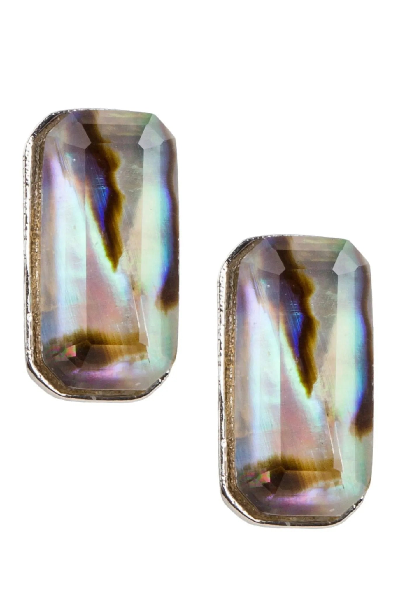 Prism Baguette Mini Stud Earrings for Women - Sparkling Cubic Zirconia Crystal Dangle Earrings - Perfect for Parties, Weddings & Everyday Wear
