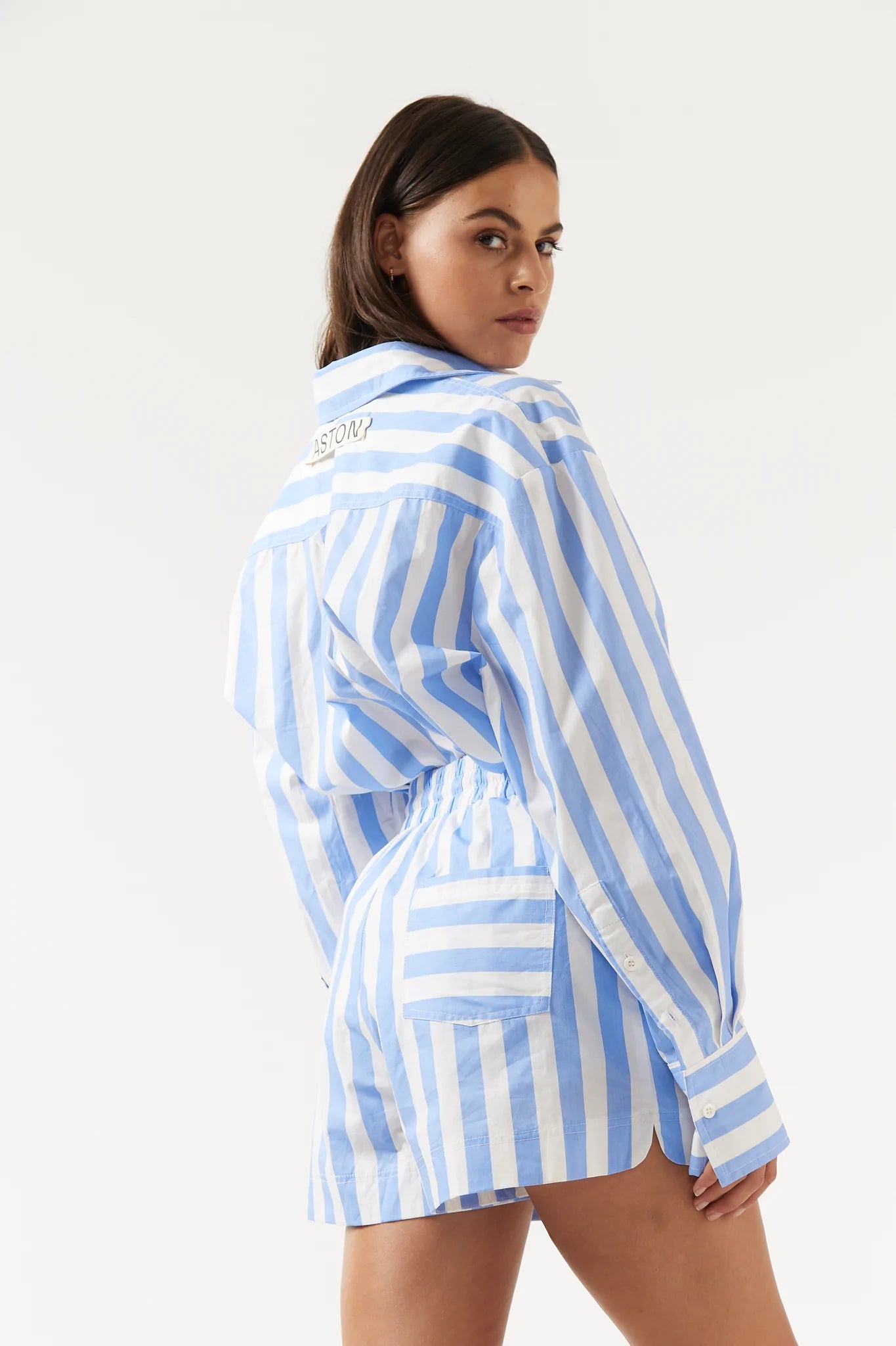 Buddy Shirt - Azure Stripe Casual Wear for Men | Comfortable & Stylish for Everyday Outfits