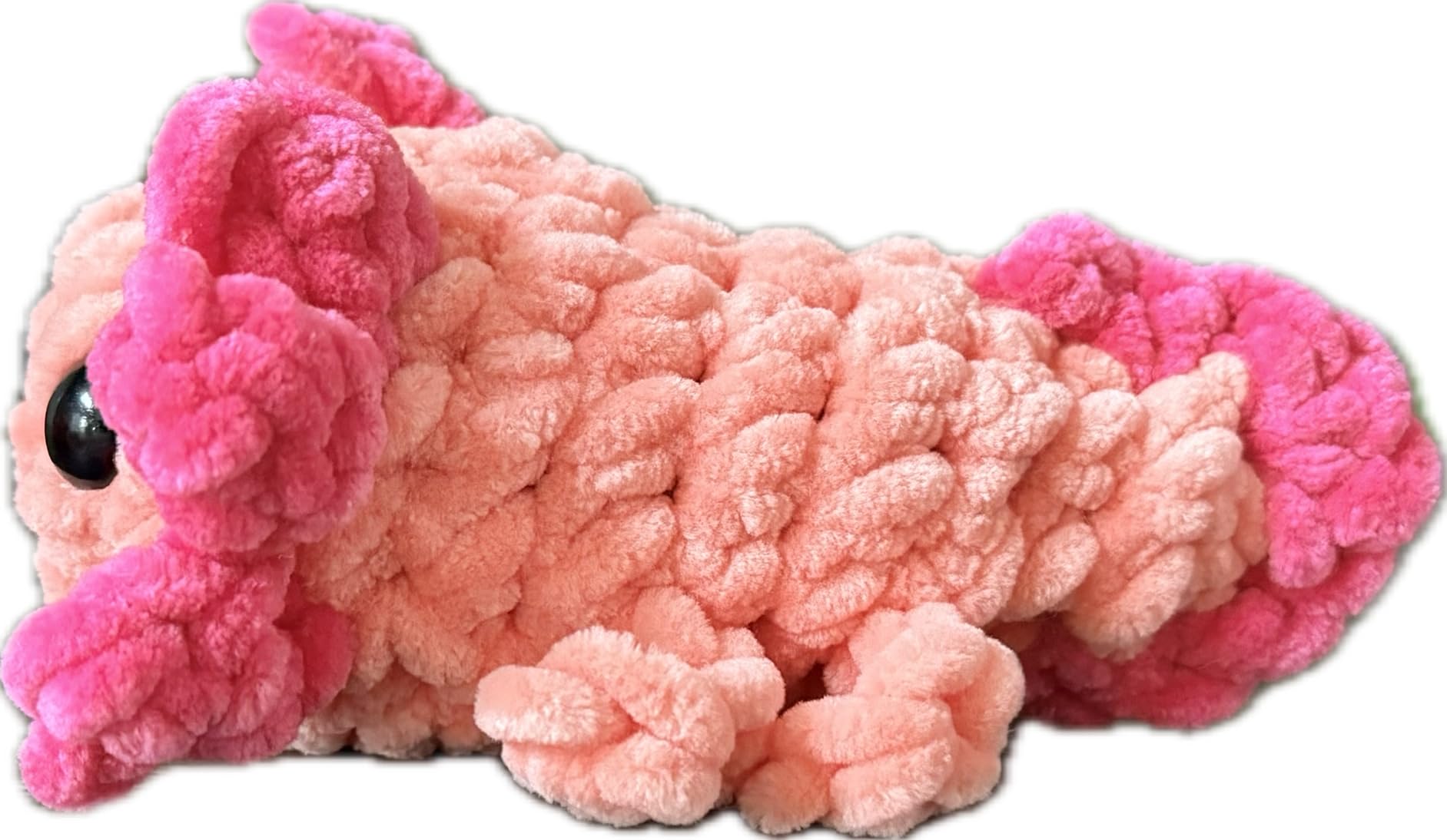 Adorable Axolotl Plush Toy - Handmade Crochet Amigurumi Stuffed Animal (Small) - Perfect Gift for Kids, Animal Lovers & Home Decor