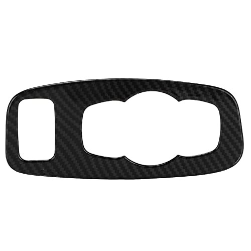 Carbon Fiber Headlight Switch Cover Panel Replacement for Ford Focus Sedan/Hatchback 2019-2021 - Durable Auto Interior Accessory for Car Customization & Night Driving Safety
