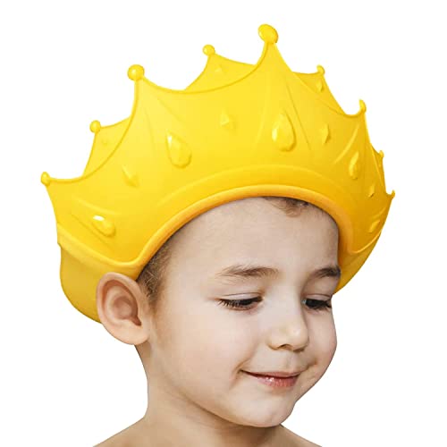 Soft Adjustable Baby Shower Cap - Safe Shampoo & Bathing Protection Hat for Toddlers, Infants & Kids | Waterproof Bath Visor for Hair Care During Shower, Spa & Swimming (Multicolor)