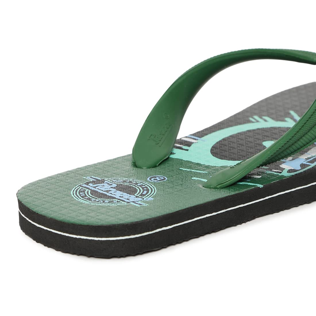 PARAGON HWK3701G Men's Lightweight Flip Flops - Comfortable Hawaiian Slippers with Durable Cushioned Footbed & Sturdy Design for Beach, Pool & Outdoor Activities