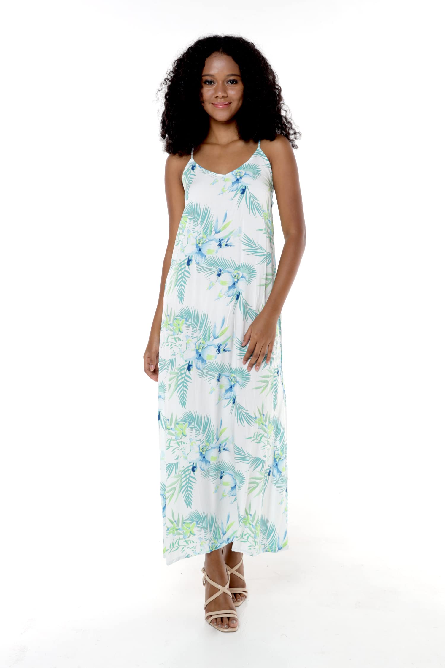 Hawaiian Luau Pineapple Print Sweetheart Maxi Dress for Women - Navy Blue Floral Summer Beach Dress for Vacation, Party & Tropical Getaway