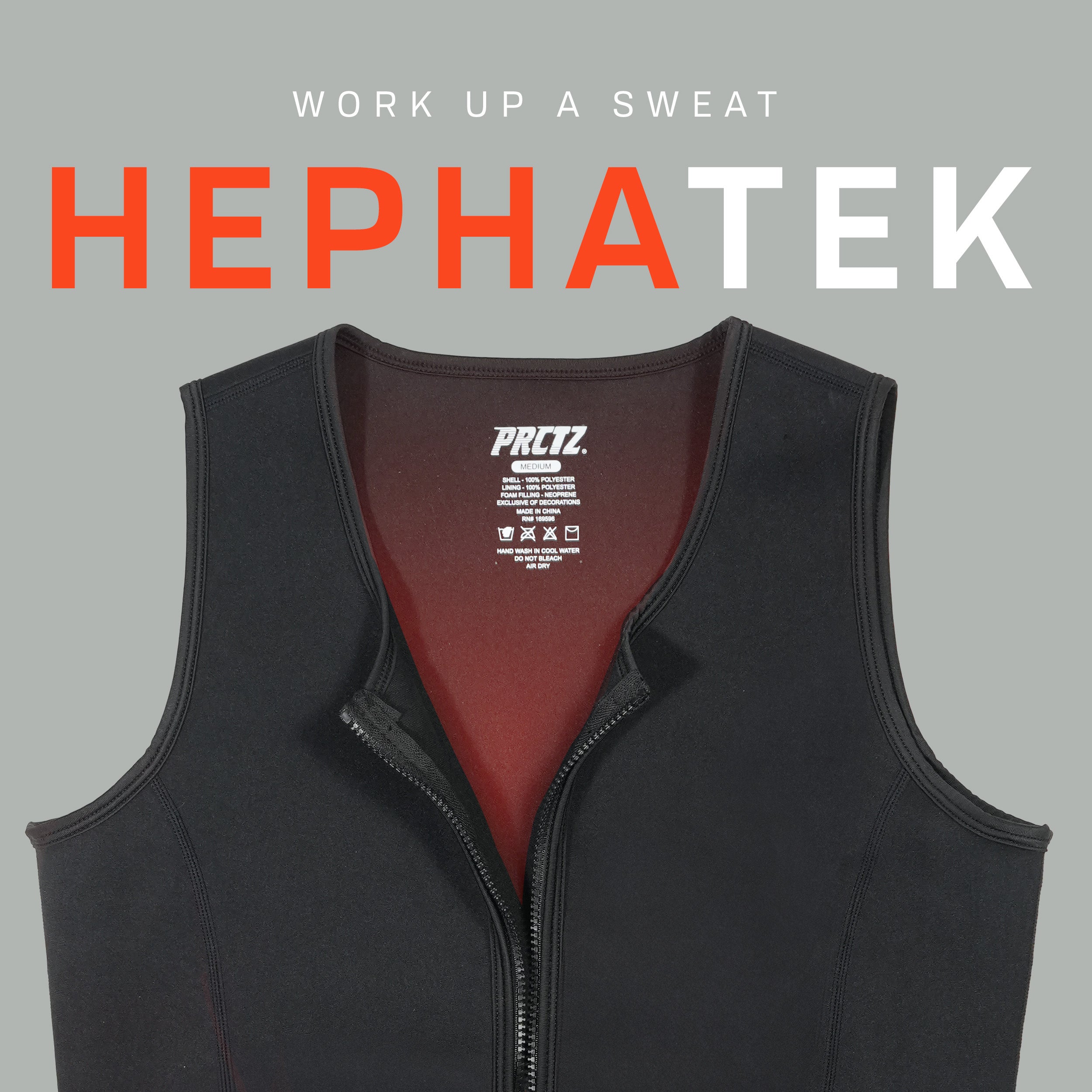 Men's Sauna Vest for Weight Loss & Detox - Sweat Waist Trainer for Workout & Fitness - Perfect for Gym, Running & Home Use