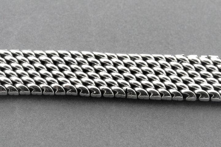 Sterling Silver Mesh Link Bracelet for Women - Elegant & Durable Jewelry for Everyday Wear, Parties & Special Occasions