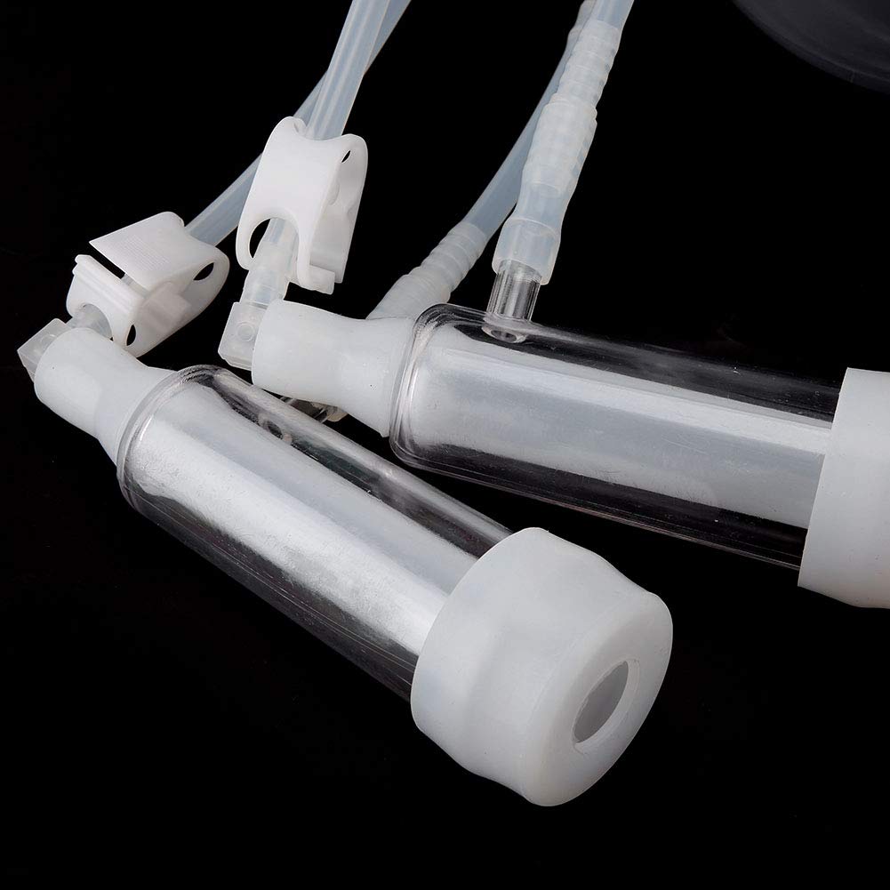 EVTSCAN 3L Electric Milking Machine for Goats & Cows - Portable Vacuum Pulse Pump Milker Kit with 100-240V (US Plug) - Perfect for Small Farms, Homesteading & Dairy Production