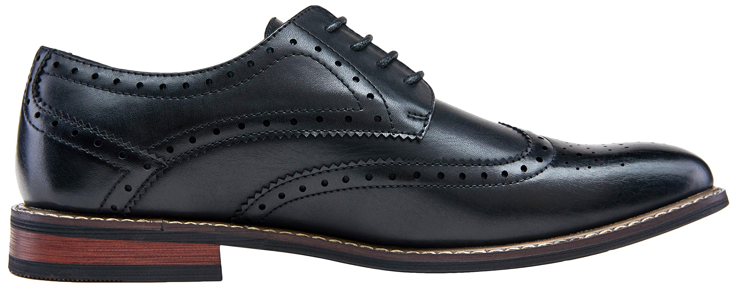 Jousen Men's Wingtip Brogue Oxford Dress Shoes - Classic Cap Toe Business Formal Shoes for Work & Office | Perfect for Weddings, Business Meetings & Special Occasions