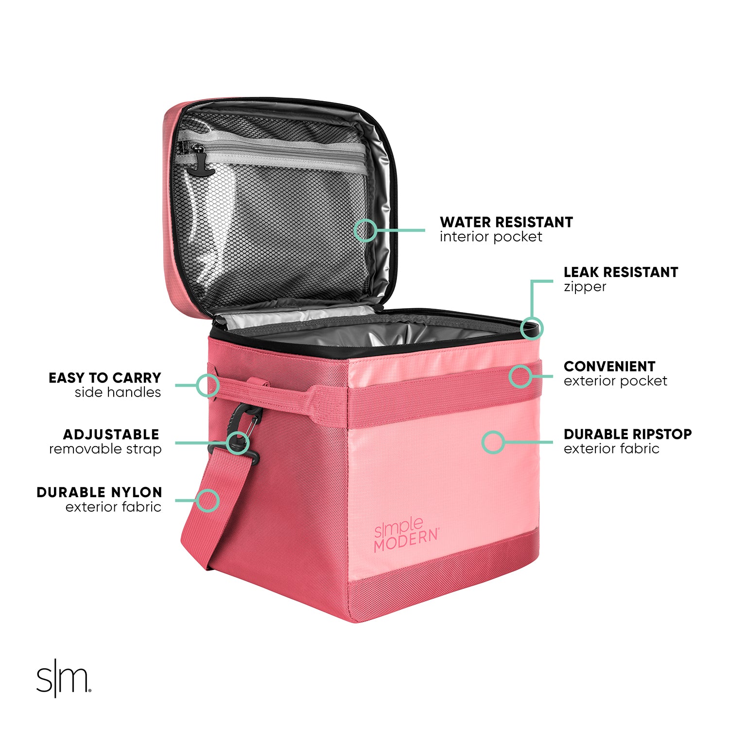 12 Can Soft Cooler - Portable Insulated Lunch Bag for Picnics, Beach, Camping & Outdoor Activities | Day Cooler for Drinks & Snacks