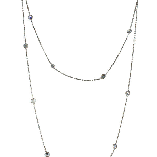 Diamonds by the Yard Necklace - Elegant 14K Gold Diamond Pendant Necklace for Women | Perfect for Weddings, Anniversaries & Special Occasions