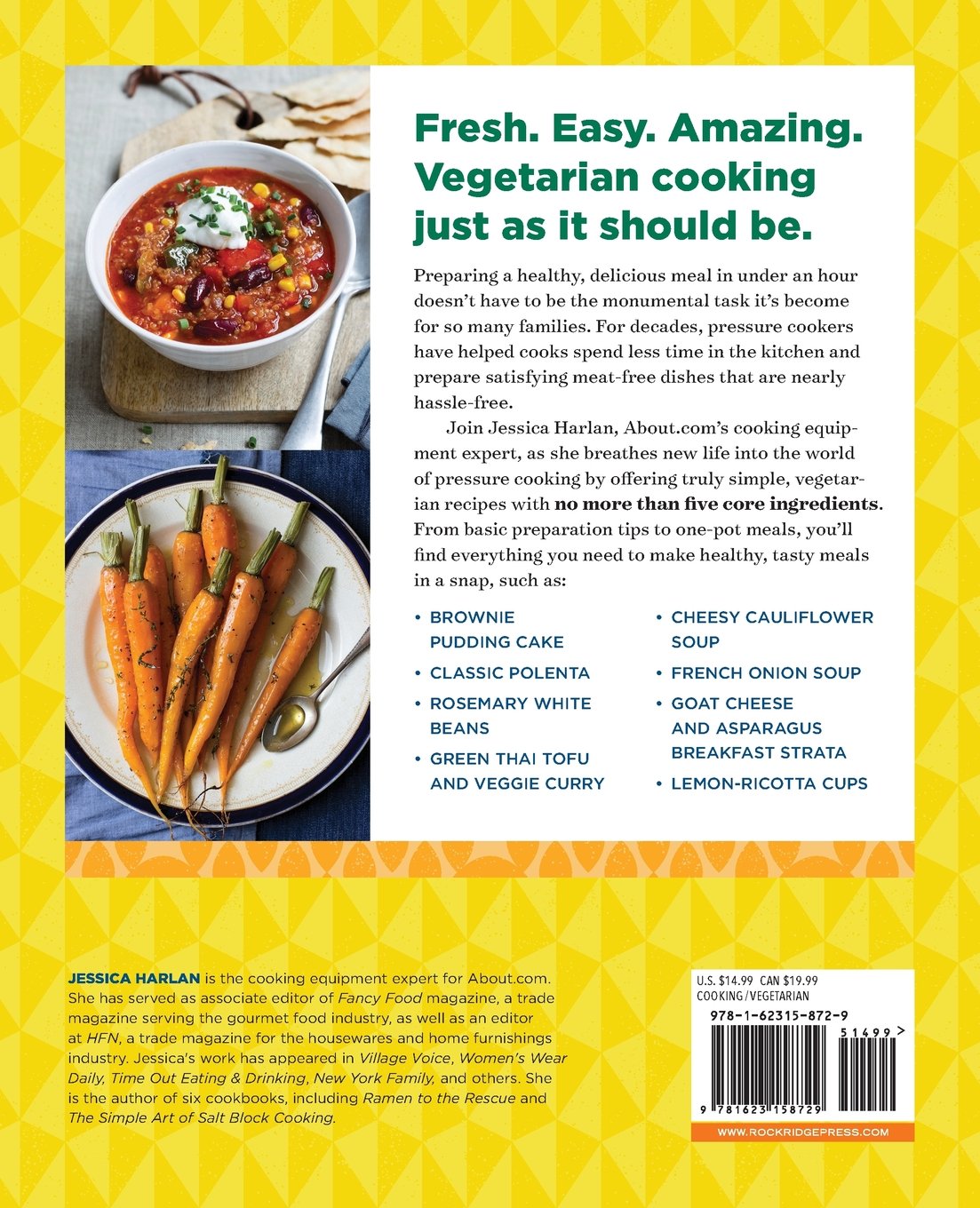 5-Ingredient Vegetarian Pressure Cooker Cookbook: Quick & Easy Instant Pot Recipes for Healthy Meals | Perfect for Busy Weeknights & Meal Prep