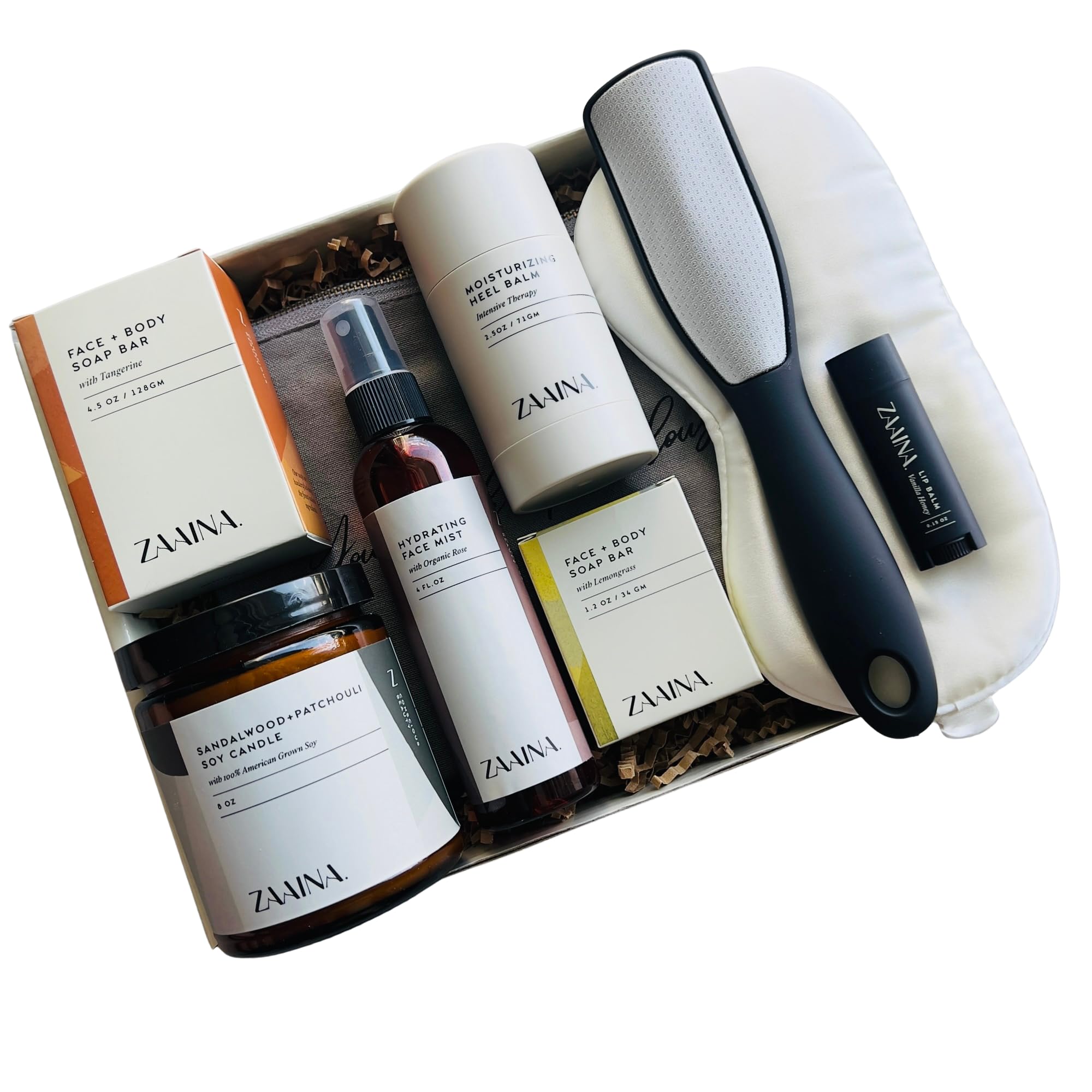 Relaxing Wellness Spa Gift Set for Women - Luxury Home Spa Kit with Bath Bombs, Scented Candles & More - Perfect Mother's Day, Birthday Gift for Mom, Wife, Sister or Friend | Self Care Package for Stress Relief & Pampering at Home | by ZAAINA