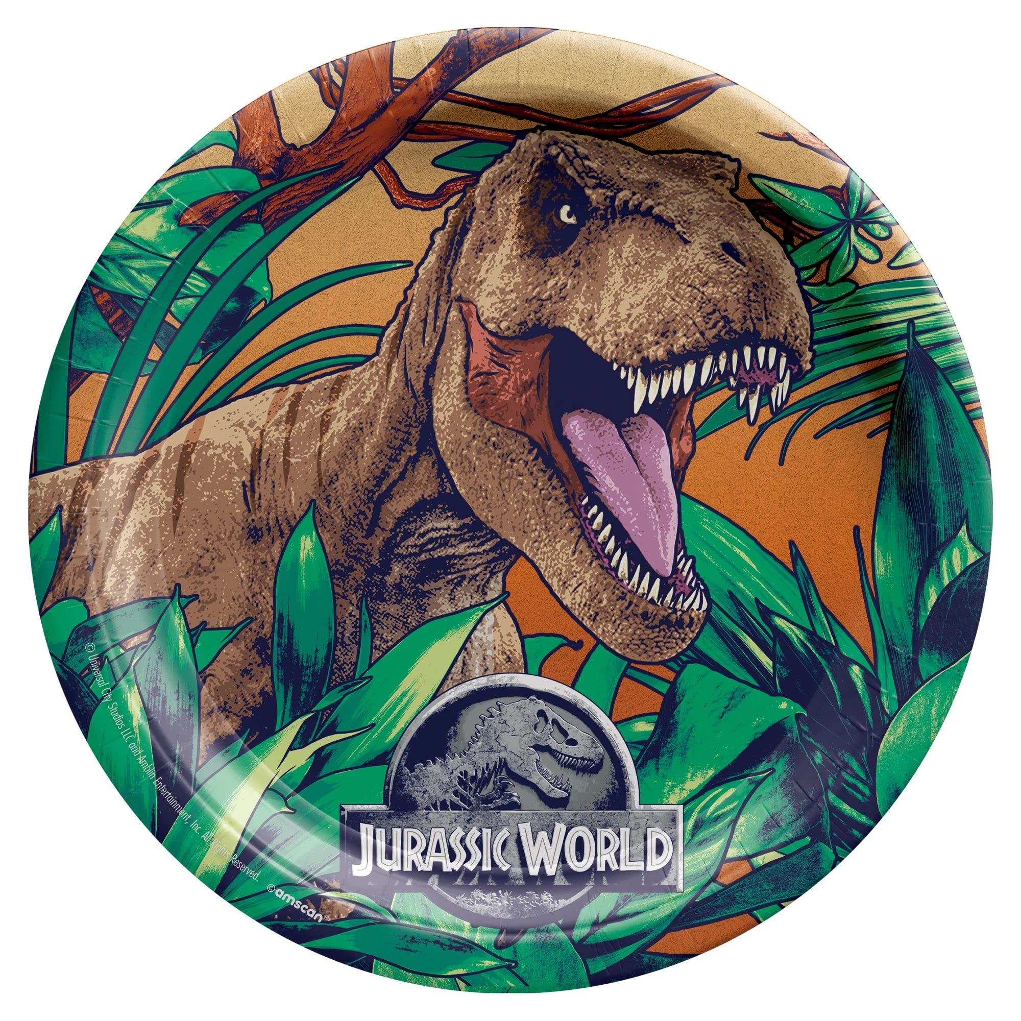 Jurassic World Party Supplies Bundle - 16-Piece Set with Napkins, Plates & Cups - Dinosaur Themed Kids Birthday Party Decorations - Perfect for Birthday Celebrations, Themed Events & Classroom Activities